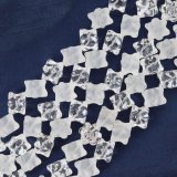 連 水晶 マカバスター クリア 10mm 六芒星 神秘 幸運 魔除け 活性化