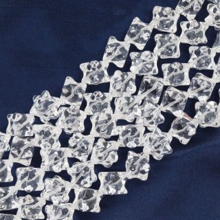 連 水晶 マカバスター クリアツヤなし 8mm 六芒星 神秘 幸運 魔除け