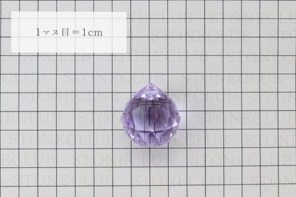 画像3: 風水 サンキャッチャー パープル 大 (約30mm) ガラス 虹色 幸運 プラスエネルギー インテリア 品番:12486 (3)