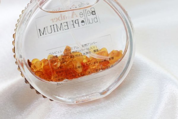 画像3: Belle bulle(ベルビュレ)プレミアム 天然アンバー 琥珀 20ml 幸福 健康 長寿 金運 エネルギーの活性 精神敵な安定 品番: 12501 (3)