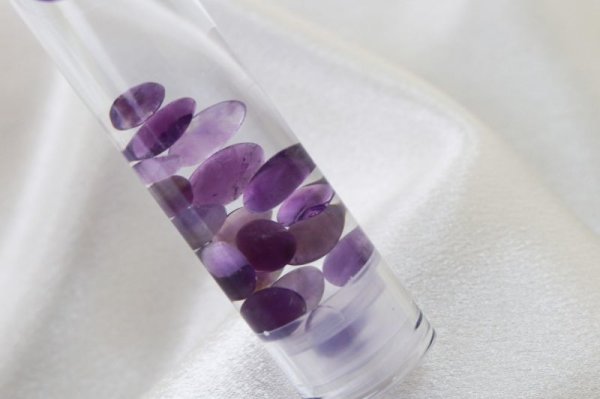 画像3: 【現品限り】Belle bulle(ベルビュレ)スリム 天然石ミスト アメジスト 15ml 魅力 調和 向上心 愛 2月誕生石 品番:12575 (3)