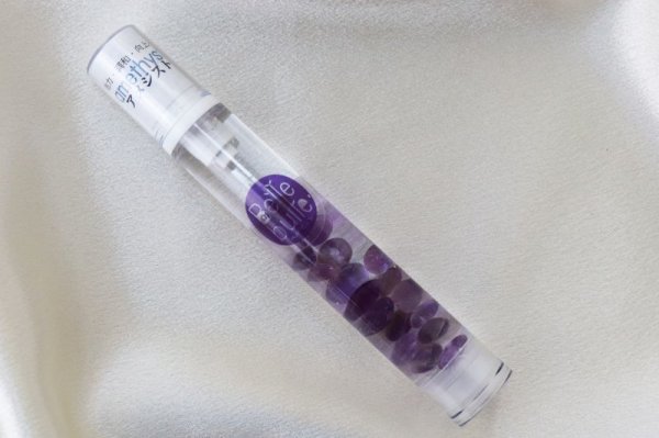 画像2: 【現品限り】Belle bulle(ベルビュレ)スリム 天然石ミスト アメジスト 15ml 魅力 調和 向上心 愛 2月誕生石 品番:12575 (2)