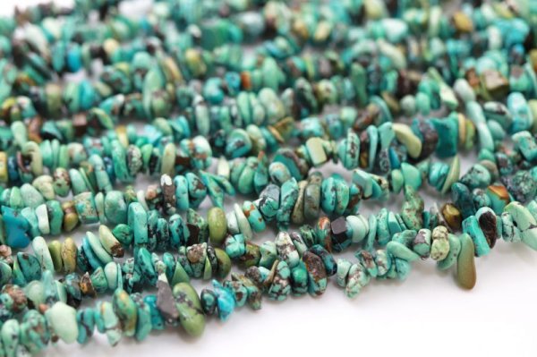 画像2: 連　天然　ターコイズ　さざれ　不定形　行動力　勇気　友情　お守り　※ポイント対象外　品番：12708 (2)