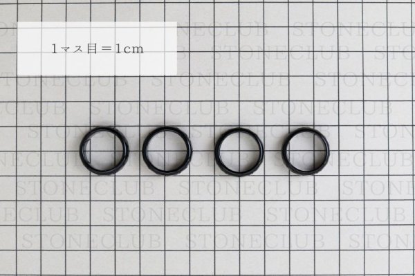 画像4: 指輪 リング オニキス カット 8~8.5号 ブラック 成功 お守り 精神力 サポート 天然石 アクセサリー 品番: 11350 (4)