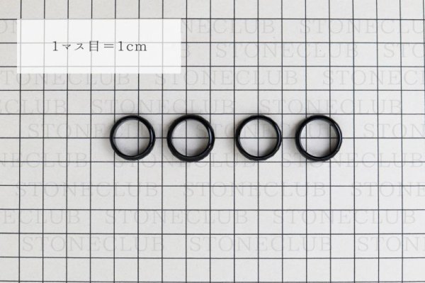 画像4: 指輪 リング オニキス カット 7~7.5号 ブラック 成功 お守り 精神力 サポート 天然石 アクセサリー 品番:6105 (4)