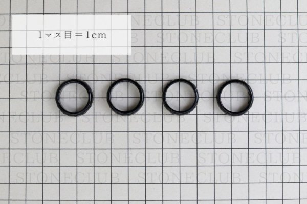 画像4: 指輪 リング オニキス カット 13~13.5号 ブラック 成功 お守り 精神力 サポート 天然石 アクセサリー 品番: 11349 (4)