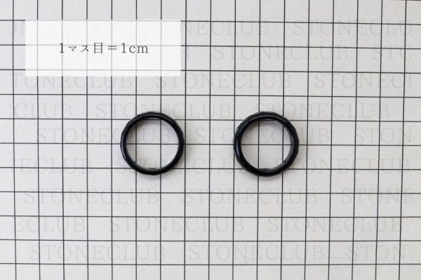 画像4: 指輪 リング オニキス カット 24~24.5号 ブラック 成功 お守り 精神力 サポート 天然石 アクセサリー 品番: 12739 (4)