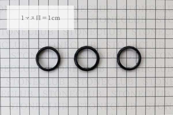 画像4: 指輪 リング オニキス カット 21~21.5号 ブラック 成功 お守り 精神力 サポート 天然石 アクセサリー 品番: 10594 (4)