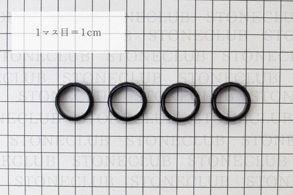 画像4: 指輪 リング オニキス カット 15~15.5号 ブラック 成功 お守り 精神力 サポート 天然石 アクセサリー 品番: 9813 (4)