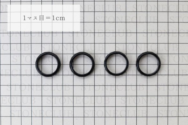 画像4: 指輪 リング オニキス カット 16~16.5号 ブラック 成功 お守り 精神力 サポート 天然石 アクセサリー 品番: 9660 (4)