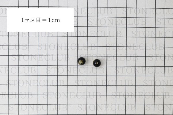 画像3: カービング 彫刻ビーズ アマビエ オニキス 丸 8mm 金彫り 彫り石 妖怪 生物 豊作 疫病 予言 品番:12747 (3)