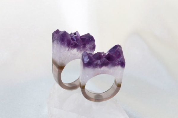 画像3: 天然石リング　アメジスト　25号から26.5号　癒し　浄化　指輪　品番：12108 (3)