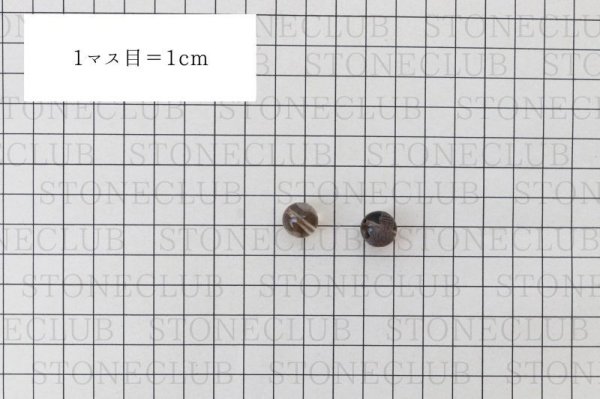 画像3: 八尊仏 虚空蔵菩薩 スモーキークォーツ(素)12mm 品番:12116 (3)