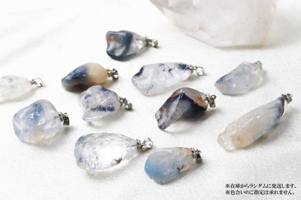画像5: ペンダントトップ デュモルチェライト 大 集中力 洞察力 良縁 天然石 品番:13017 (5)