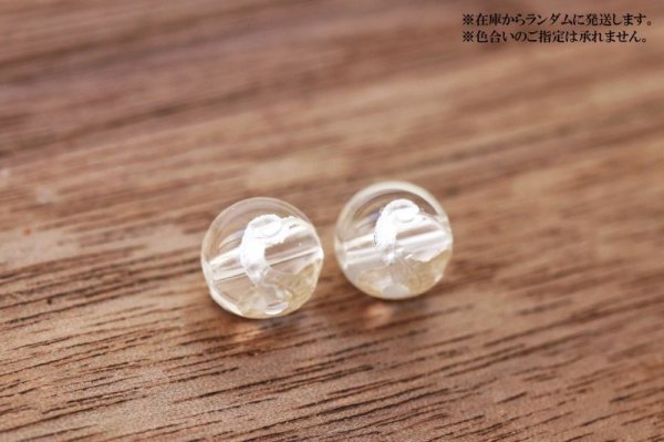 画像3: カービング 彫刻ビーズ 蛇神 巳(ヘビ) 水晶 銀彫り 丸 8mm クォーツ クリスタル 品番:13053 (3)