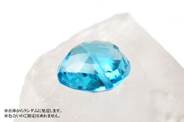 画像4: 一粒売り　ブルートパーズ　ハート型　穴あり　12.1ct　ブラジル産　仕事運　ピーリング　ストレス解放　品番： 13157 (4)