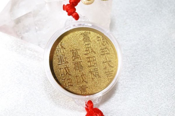 画像4: 【現品限り】縁起メダル 壁掛け 金運の猫 元宝 福 風水 金貨 えんぎ 縁起物 開運 金運 お守り 品番:13263 (4)