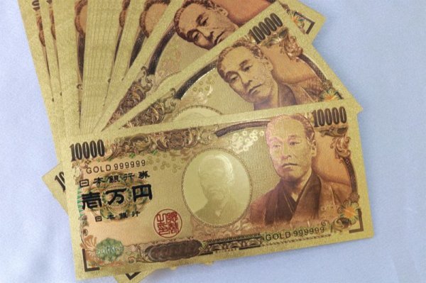 画像3: 1万円札　1枚　金　福沢諭吉　GOLD999999　一万円札　縁起物　金運　開運　風水　お守り　プレゼント　品番：13292 (3)