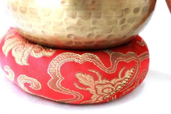 画像2: 銅製 シンギングボウル 約13cm 品番:10369 (2)