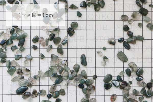 画像4: さざれ　グリーンルチルクォーツ　100g　パッケージ付き　浄化　癒し　集中力　生活習慣を正常化　品番：13426 (4)