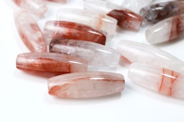 画像2: 天珠　マニカラン水晶　AAランク　ヒマラヤ産　30×10mm　優しく強く浄化力　天然石　品番： 13438 (2)