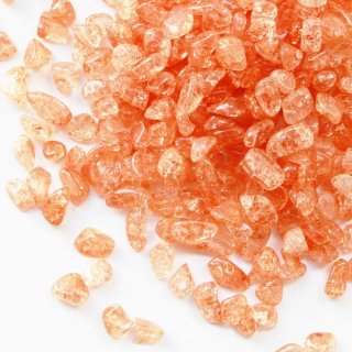 さざれ 爆裂水晶 クラック水晶 緑 グリーン カラー 約1kg 浄化 開運