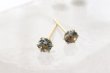 画像3: ピアス　バースデー　3月　アクアマリン　18金ゴールド　ラウンド　3mm　誕生石ピアス　ジュエリー　品番：13611 (3)