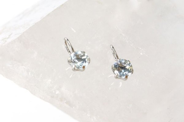 画像3: チャーム アクアマリン プラチナ 4mm ブラジル産 青 ブルー 3月誕生石 ペンダントトップ ジュエリー 品番:13644 (3)