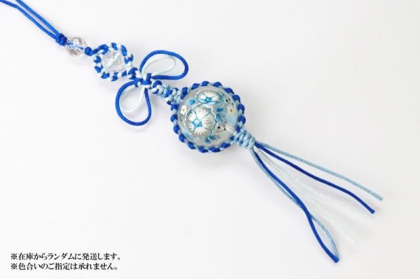 画像4: ストラップ  プリントストーン 水晶 環 たまき 朝顔 編み紐 マクラメ編み パワーストーン 品番:13674 (4)