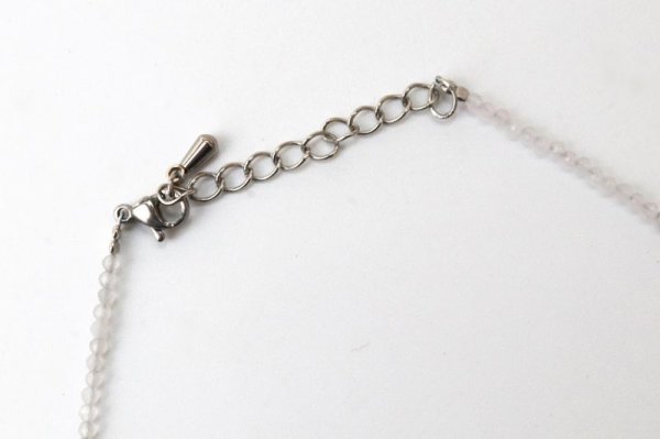 画像3: ネックレス 水晶 クォーツ カット 2mm クリスタル 美 愛 優しさ 恋愛 パワーストーン 品番: 10637 (3)