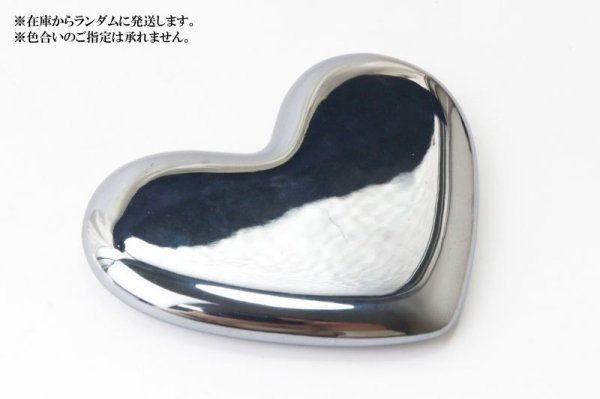 画像3: テラヘルツ 鉱石製 マッサージかっさ ハート形 約7.8×5.8cm 健康 美容 ヒーリング リラックス 品番:13720 (3)