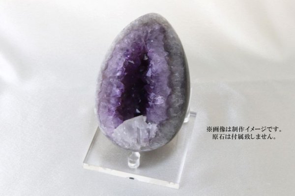 画像4: ディスプレイ 台座 アクリル製 中 約8.5×8.5cm 1個 スタンド インテリア 品番: 13799 (4)
