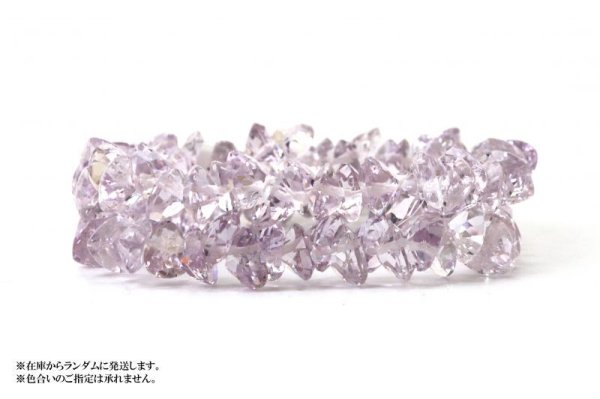 画像5: ブレス ラベンダーアメジスト ハートカット 8mm 高品質の輝き 透明度抜群 天然石 品番: 13887 (5)