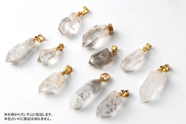 画像6: ペンダントトップ チベタンクォーツ ゴールド 浄化 開運 厄除け 品番:13921 (6)