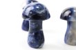 画像2: 置物　彫り物　キノコ　ソーダライト　知性の石　忍耐力　判断力　直観力　洞察力　インテリア　天然石　品番：13925 (2)