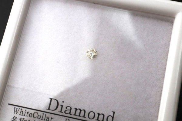 画像3: ルース ダイヤモンド ラウンド 約2.5mm ホワイト カラー アフリカ産 金剛石 愛 美 金運 パーツ 品番: 14204 (3)