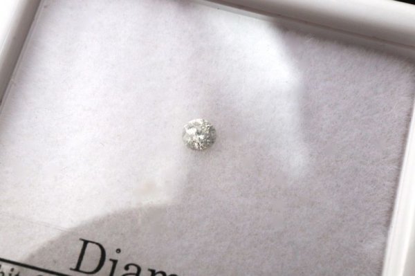 画像2: ルース ダイヤモンド ラウンド 約3mm ホワイト カラー アフリカ産 金剛石 愛 美 金運 パーツ 品番: 14207 (2)