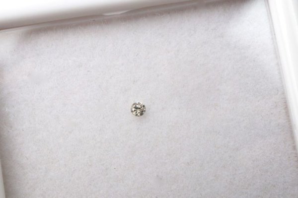 画像2: ルース ダイヤモンド ラウンド 約1.6mm ホワイト カラー アフリカ産 金剛石 愛 美 金運 パーツ 品番: 14202 (2)