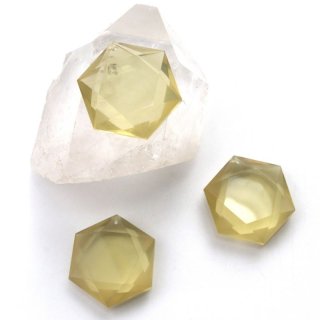 ペンダントトップ スモーキークォーツ 六芒星 穴あき ブラジル産 魔