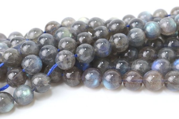 画像5: 連　ラブラドライト　丸　約8mm　自由　夢　ヒーリング　天然石　品番： 14387 (5)