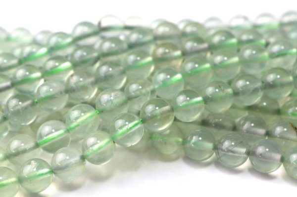 画像5: 連　プレナイト　丸　6mm　オーストラリア産　浄化　思考力　直観力　判断力　正しい選択　天然石　品番： 14451 (5)