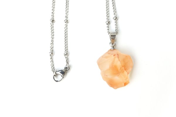 画像3: ネックレス　シトリン　レギュラー　シルバー　SV　風水　幸福　幸運　金運　溶解水晶　ジュエリー　天然石　品番： 14482 (3)
