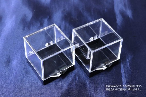画像3: ディスプレイ 鉱物用クリアケース 約3.5×3.5cm 1個 プラスチック 透明 保管 品番: 14509 (3)