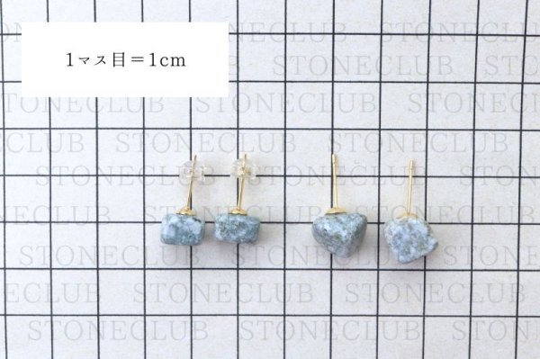 画像5: 【日本銘石】ピアス 富士さざれ石 〈山梨県〉 ゴールド GD 日本製 永遠 繁栄 金運 大地のエネルギー 品番:14527 (5)