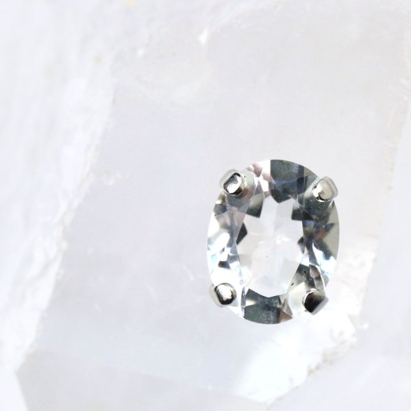 画像1: パーツ　水晶　約3.0ct　1個　クォーツ　浄化　エネルギー　天然石　品番： 14554 (1)