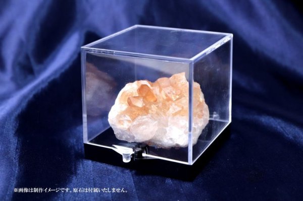 画像4: ディスプレイ 鉱物用クリアケース 約5×5cm 1個 プラスチック 透明 保管 品番: 14646 (4)