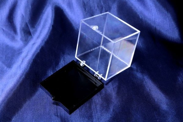 画像3: ディスプレイ 鉱物用クリアケース 約5×5cm 1個 プラスチック 透明 保管 品番: 14646 (3)