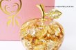 画像2: 置物　黄金のリンゴ　ミニサイズ　中国製　金箔　 風水　開運　幸福　幸運　金運　運気上昇　幸運のアップル　彫り物　品番： 14675 (2)