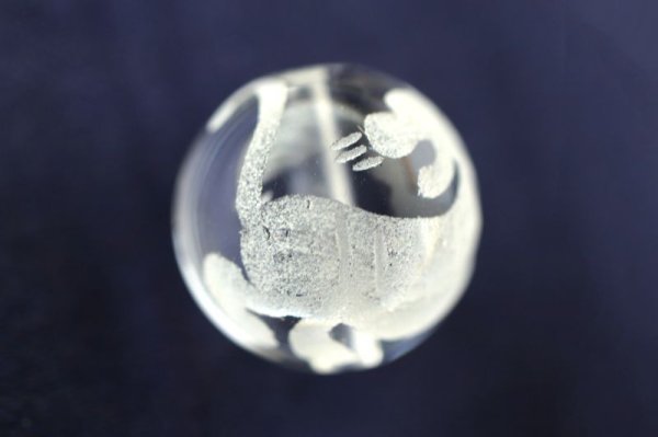 画像2: 干支 寅(とら) 水晶 10mm 品番: 2829 (2)