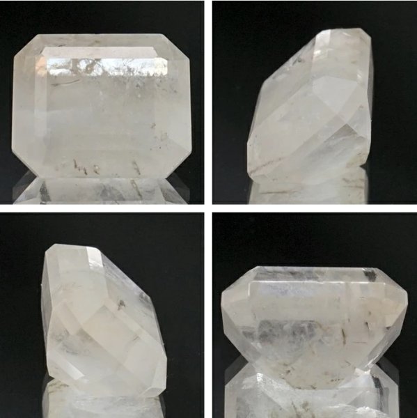 画像2: ルース フェナカイト エメラルドカット 約9.2ct ロシア産 不変 完全 達成 希少 レア 【一点物】 品番: 14775 (2)